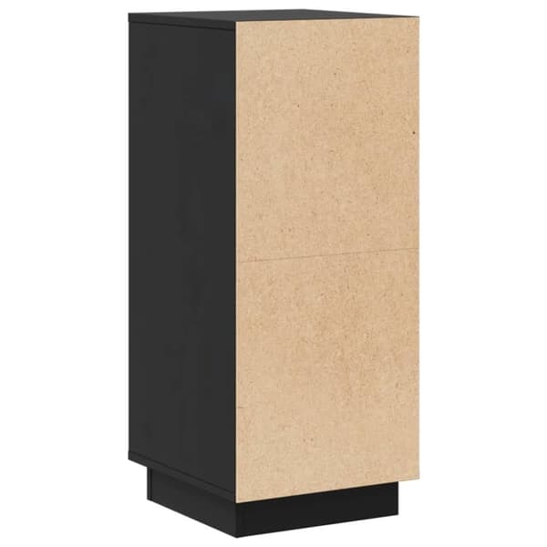 vidaXL Senkit 2 kpl musta 31,5x34x75 cm täysi mänty