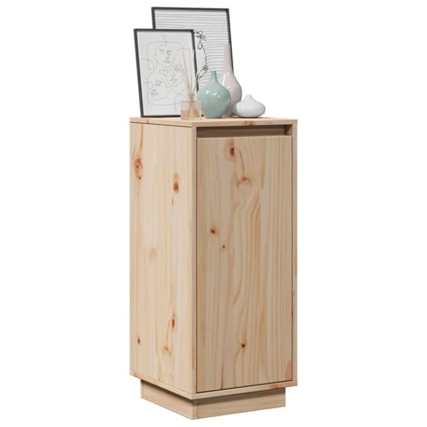 vidaXL skænke 2 stk. 31,5x34x75 cm massivt fyrretræ