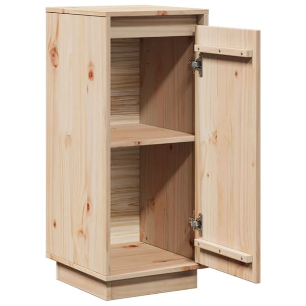 vidaXL skænke 2 stk. 31,5x34x75 cm massivt fyrretræ