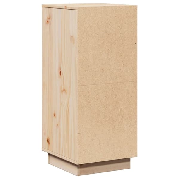 vidaXL skænke 2 stk. 31,5x34x75 cm massivt fyrretræ