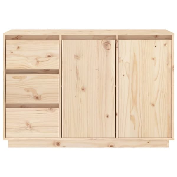 vidaXL Skänk 111x34x75 cm massiv furu