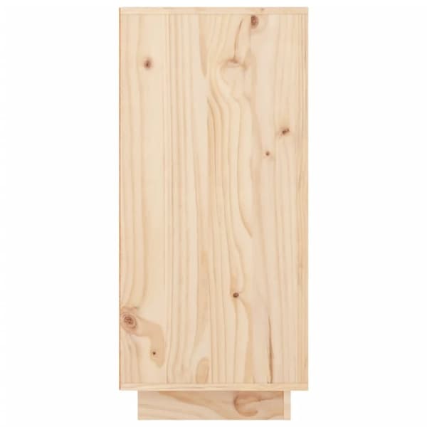 vidaXL Skänk 111x34x75 cm massiv furu