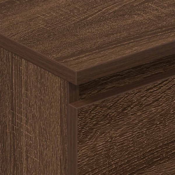 vidaXL Senkki ruskea tammi 60x35x98,5 cm tekninen puu