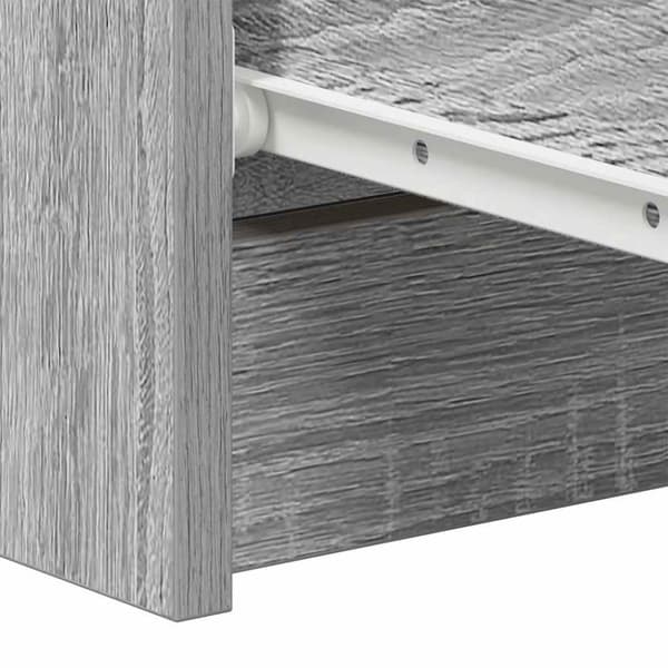 vidaXL Byrå grå sonoma-ek 60x35x98,5 cm konstruerat trä