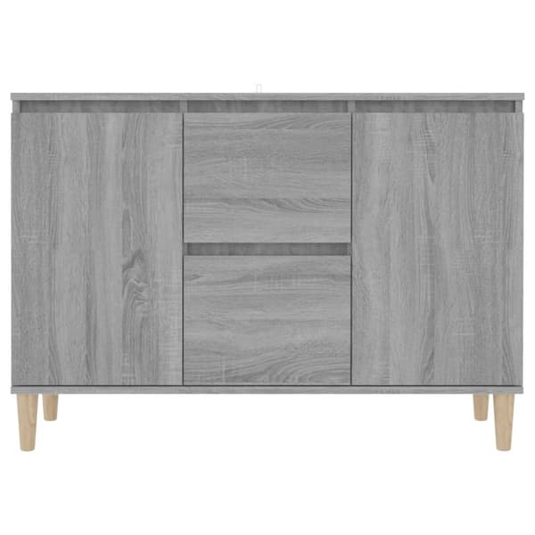 vidaXL Skjenk grå sonoma 101x35x70 cm konstruert tre