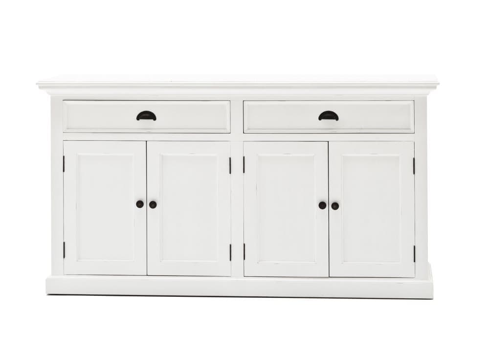 Halifax skänk med 4 dörrar och 2 lådor vit.