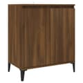 Miniatyrbilde 1 av 9: vidaXL Skjenk brun eik 60x35x70 cm konstruert tre
