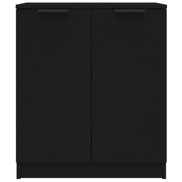 vidaXL Skjenk svart 60x30x70 cm konstruert tre