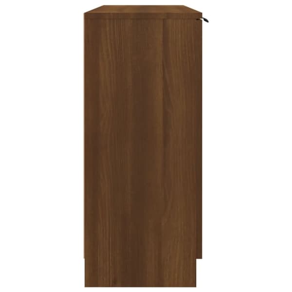 vidaXL Byrå brun ek 90,5x30x70 cm konstruerat trä
