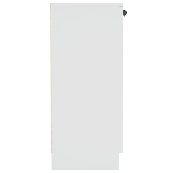 vidaXL Skåp vit 60x30x70 cm konstruerat trä