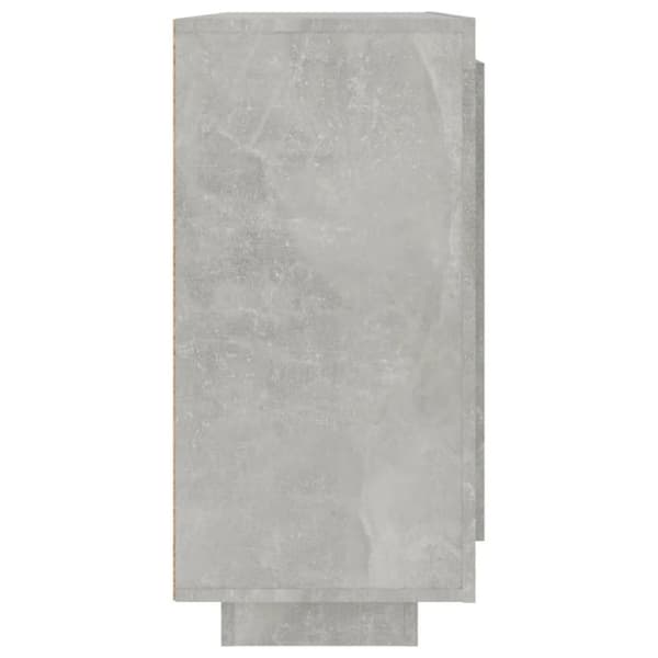 vidaXL Skjenk betonggrå 92x35x75 cm konstruert tre