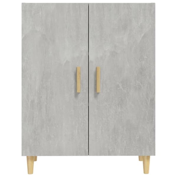 vidaXL Skjenk betonggrå 70x34x90 cm konstruert tre