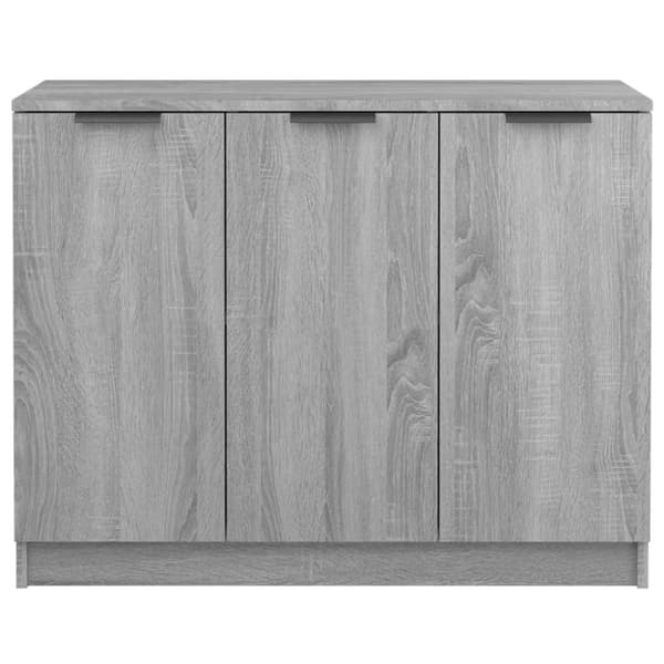 vidaXL Senkki harmaa Sonoma 90,5x30x70 cm tekninen puu