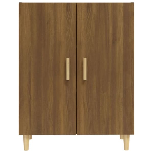 vidaXL Senkki ruskea tammi 70x34x90 cm tekninen puu