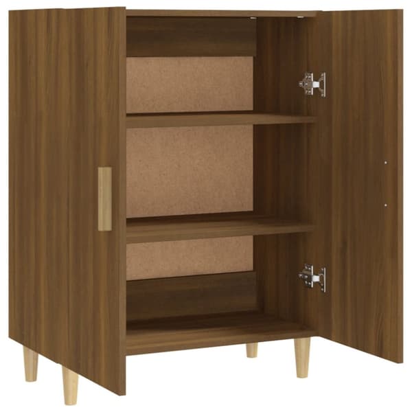 vidaXL Senkki ruskea tammi 70x34x90 cm tekninen puu