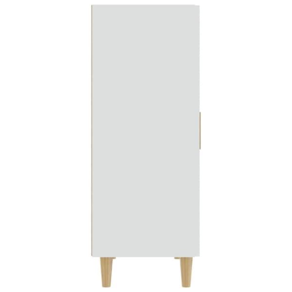 vidaXL Senkki valkoinen 70x34x90 cm tekninen puu