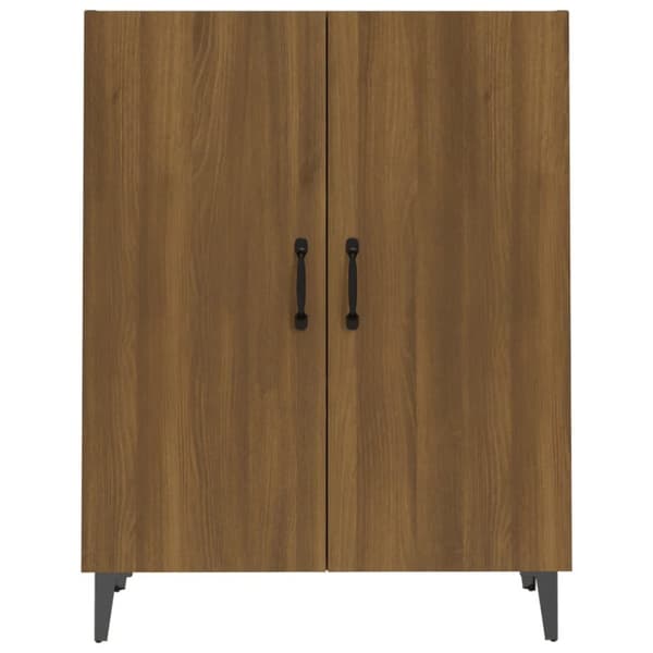 vidaXL Senkki ruskea tammi 70x34x90 cm tekninen puu