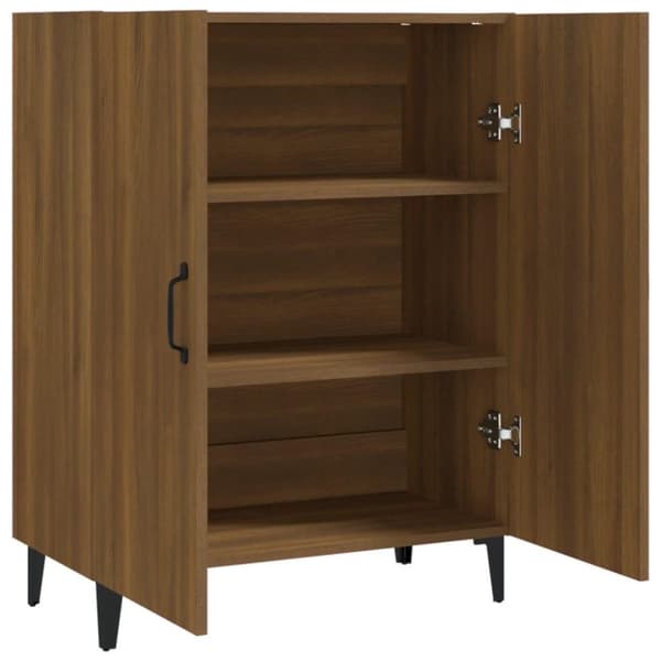 vidaXL Senkki ruskea tammi 70x34x90 cm tekninen puu