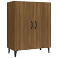 Pikkukuva 1 / 10: vidaXL Senkki ruskea tammi 70x34x90 cm tekninen puu