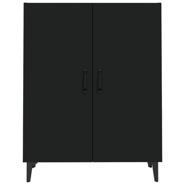 vidaXL Skänk svart 70x34x90 cm konstruerat trä