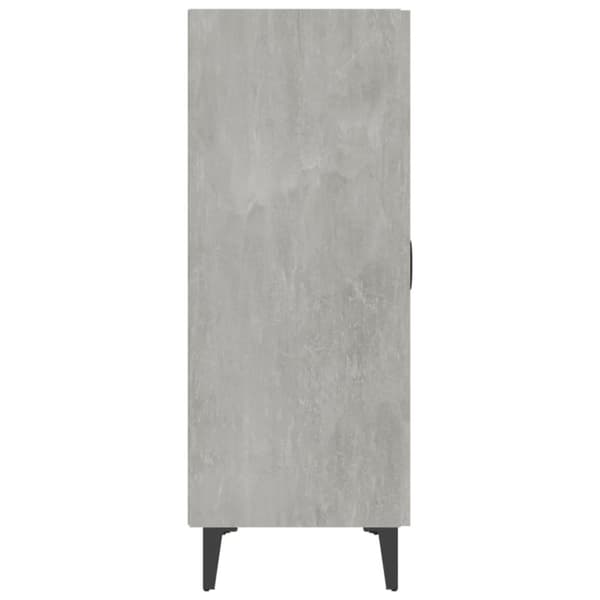 vidaXL Skjenk betonggrå 70x34x90 cm konstruert tre