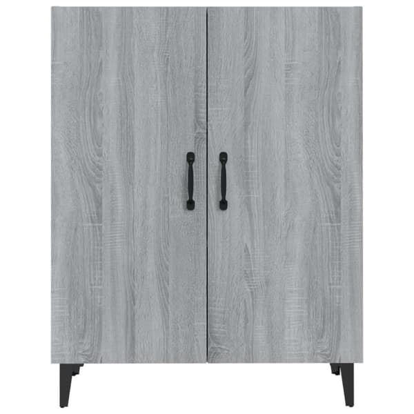 vidaXL skænk 70x34x90 cm konstrueret træ grå sonoma-eg