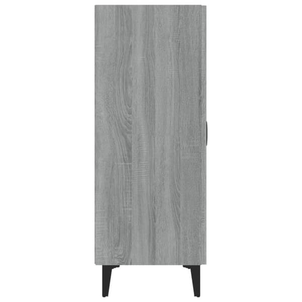 vidaXL skænk 70x34x90 cm konstrueret træ grå sonoma-eg