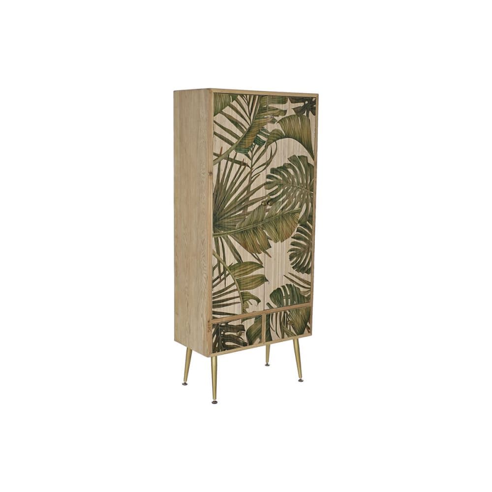 Skåp DKD Home Decor Naturell Trä MDF Järn (70 x 35 x 160 cm)