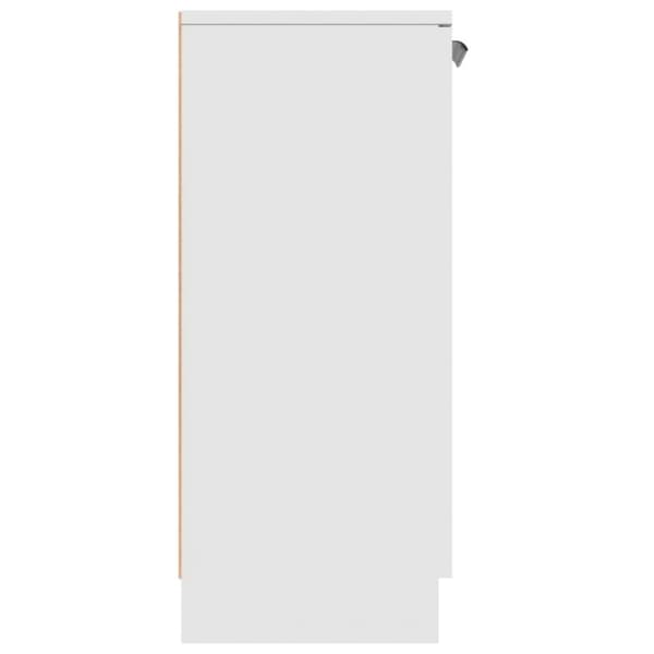 vidaXL Skåp vit 60x30x70 cm konstruerat trä