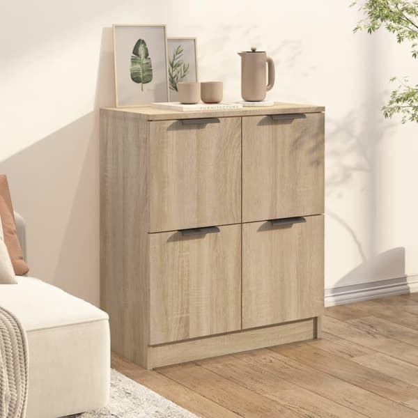 vidaXL Skänk sonoma-ek 30x40x70 cm konstruerat trä