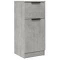 Miniatyrbilde 7 av 11: vidaXL Skjenker 2 stk betonggrå 30x30x70 cm konstruert tre