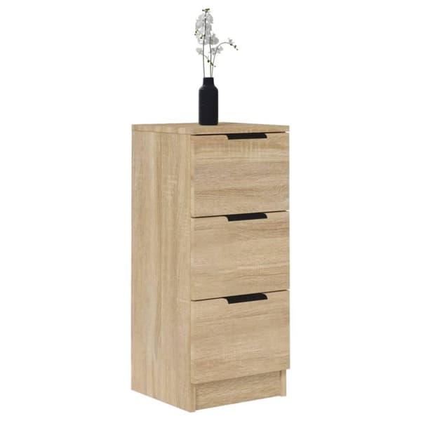 vidaXL Skjenk sonoma eik 30x30x70 cm konstruert tre