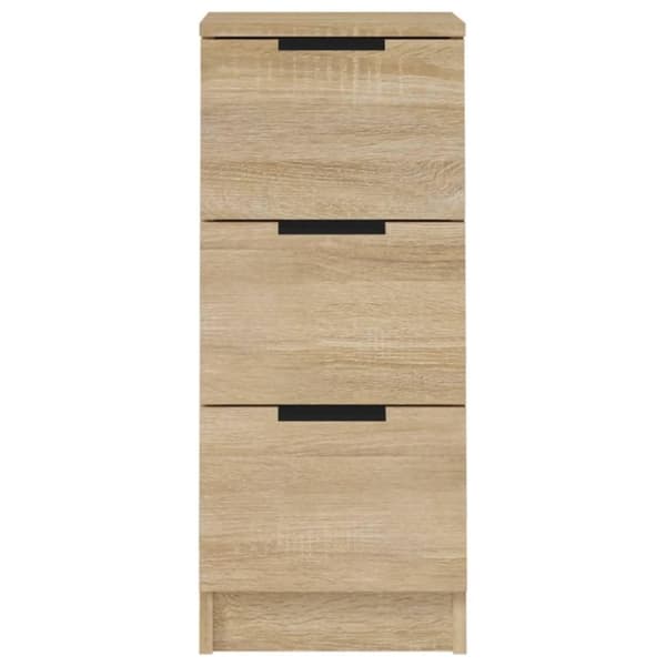 vidaXL Skjenk sonoma eik 30x30x70 cm konstruert tre