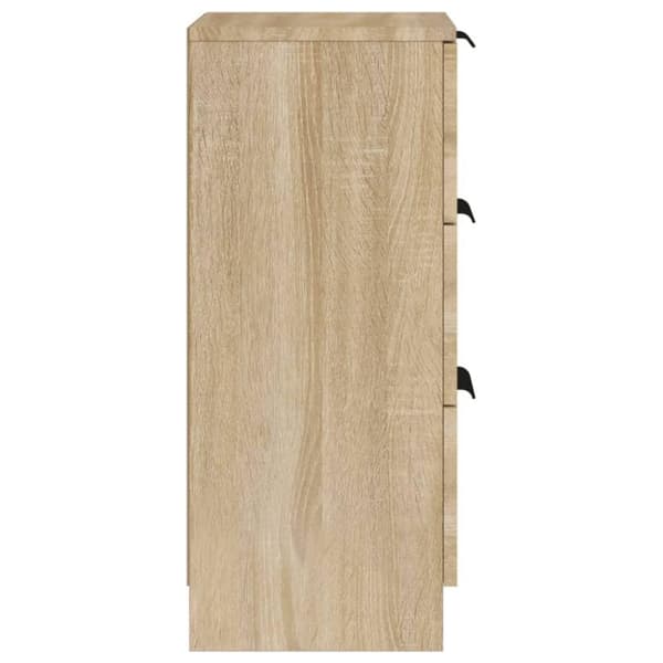 vidaXL Skjenk sonoma eik 30x30x70 cm konstruert tre