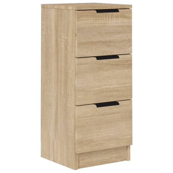 vidaXL Skjenk sonoma eik 30x30x70 cm konstruert tre