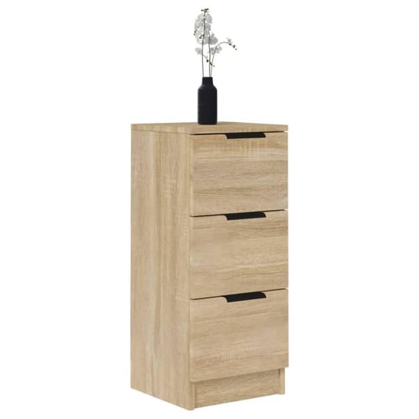 vidaXL Skjenker 2 stk sonoma eik 30x30x70 cm konstruert tre