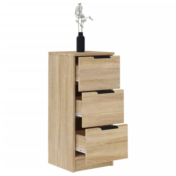 vidaXL Skjenker 2 stk sonoma eik 30x30x70 cm konstruert tre