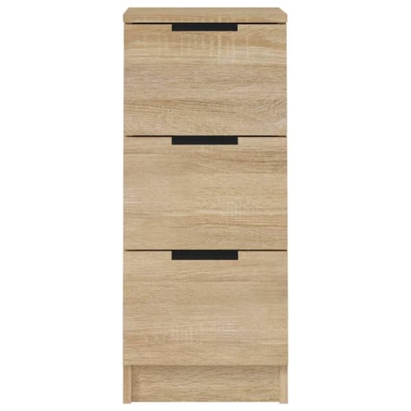 vidaXL Skjenker 2 stk sonoma eik 30x30x70 cm konstruert tre