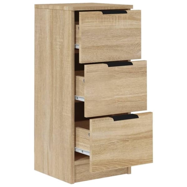 vidaXL Skjenker 2 stk sonoma eik 30x30x70 cm konstruert tre