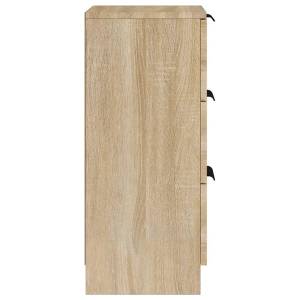 vidaXL Skjenker 2 stk sonoma eik 30x30x70 cm konstruert tre
