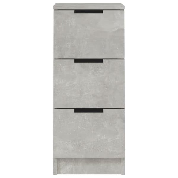 vidaXL Skänk betonggrå 30x30x70 cm konstruerat trä