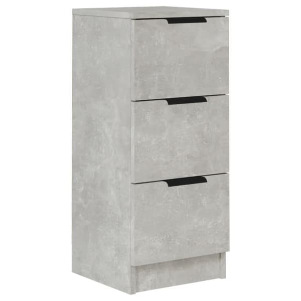 vidaXL Skänk betonggrå 30x30x70 cm konstruerat trä