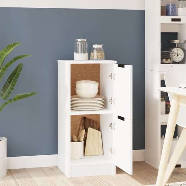 vidaXL Skåp vit 30x30x70 cm konstruerat trä