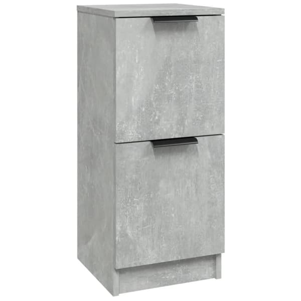 vidaXL Skjenk betonggrå 30x30x70 cm konstruert tre