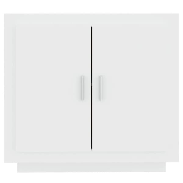 vidaXL Skänk vit 80x40x75 cm konstruerat trä