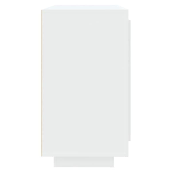 vidaXL Skänk vit 80x40x75 cm konstruerat trä