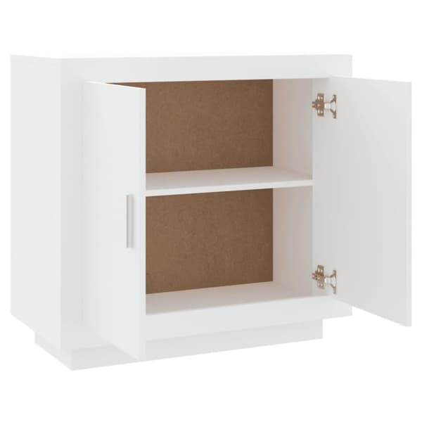 vidaXL Skänk vit 80x40x75 cm konstruerat trä