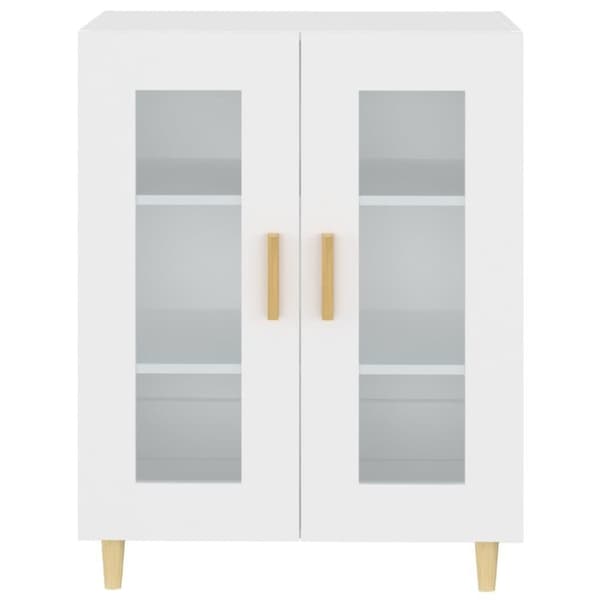 vidaXL Skåp vit 69,5x34x90 cm konstruerat trä