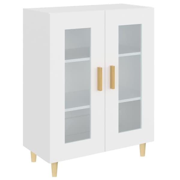vidaXL Skåp vit 69,5x34x90 cm konstruerat trä