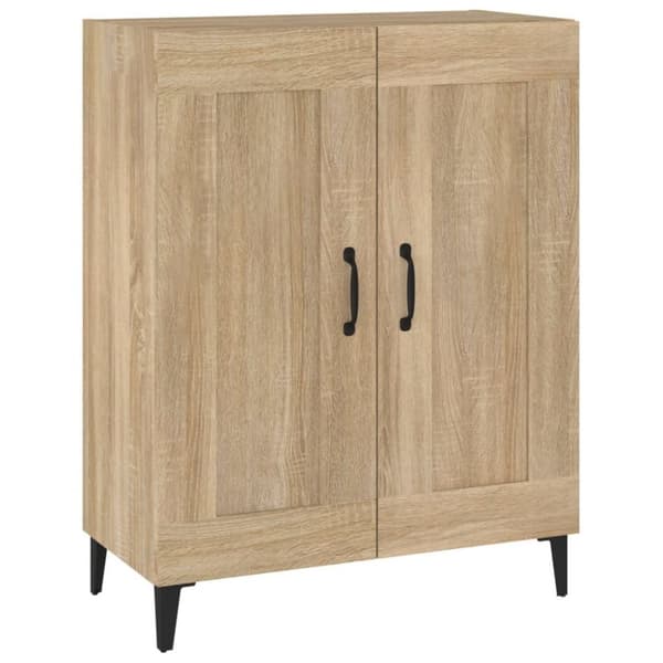 vidaXL Skänk sonoma-ek 69,5x34x90 cm konstruerat trä